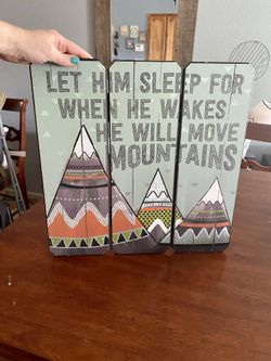 Cute Sign For Baby Boy Nursery