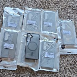 Mixed Lot MagSafe Ring Style Phone Cases + Clear Tempered Glass Screen Protector