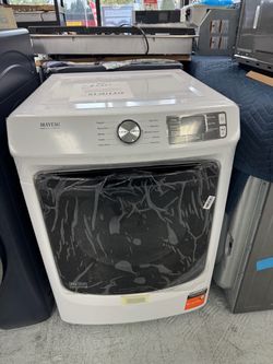 Maytag white electric dryer, energy star