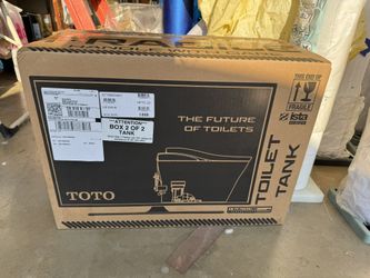Brand New In Box TOTO Drake Toilet Tank (Cotton White) - ST786EA#01