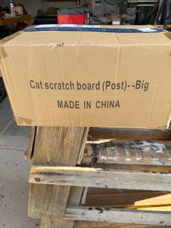 Big Cat Scratch Board Post