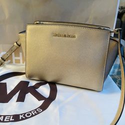 Michael Kors MK Crossbody Bag Purse 