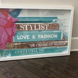 30x20  Picture Glass And Matted 