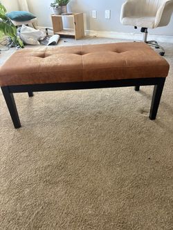 Leather Bench