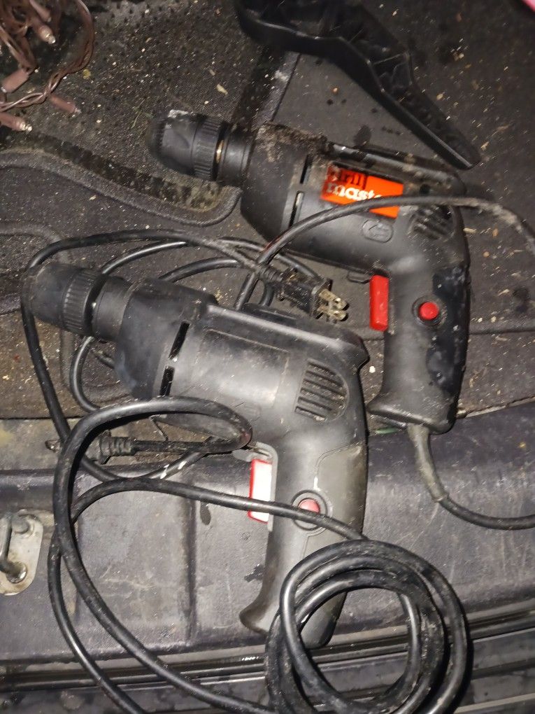 2 Good Electric Drills 10 Eachfirm Look My Post Alot Items