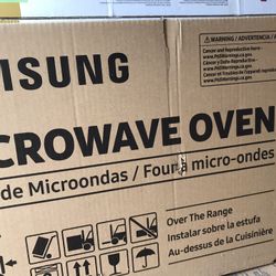 Samsung stainless steel 1.9 cu ft over the range microwave