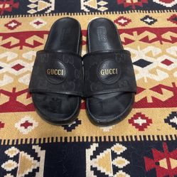 Leather Gucci Slides 