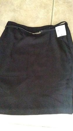 Jet Black NWT. Business Skirt