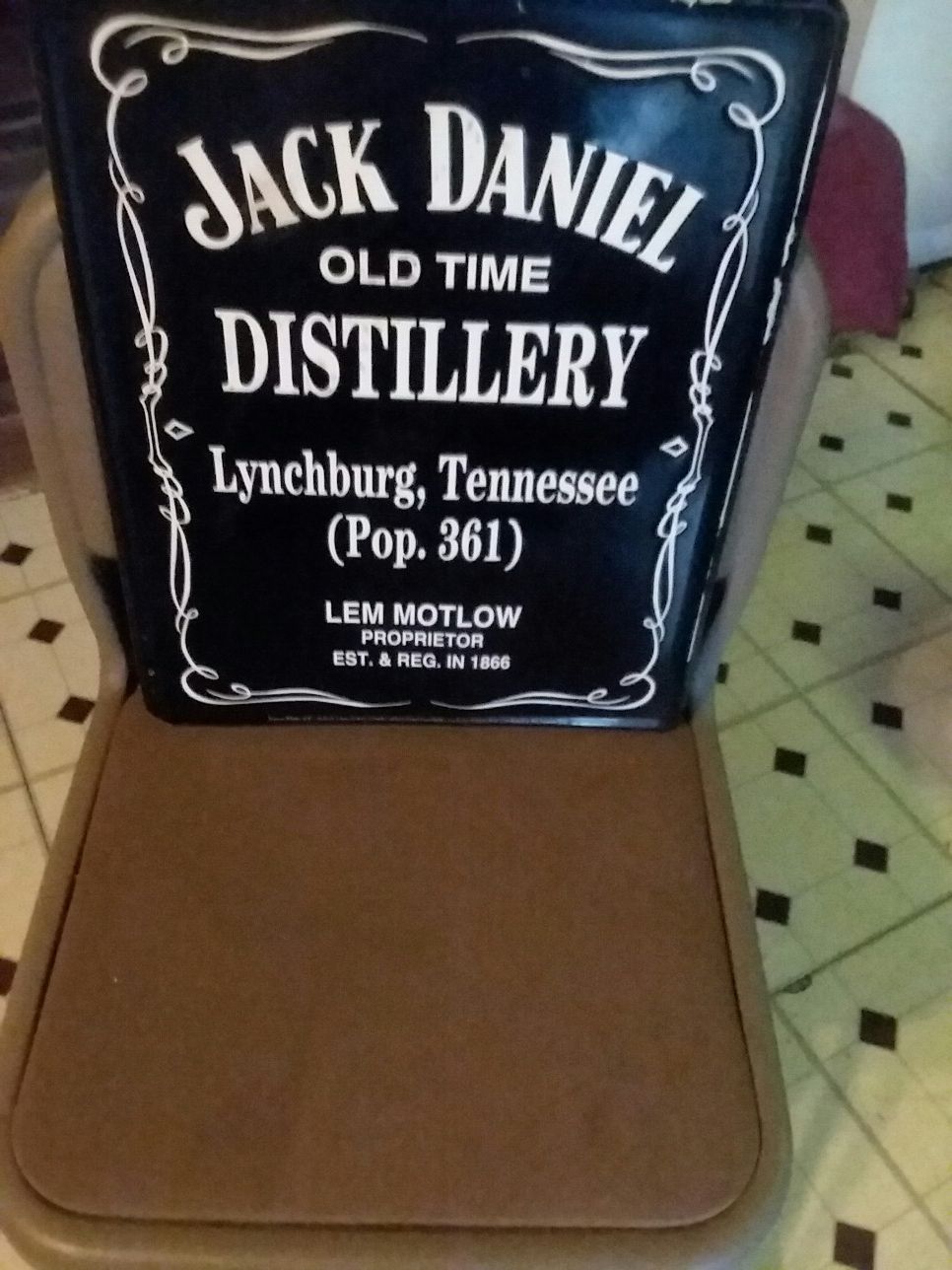 Jack Daniel metal sign