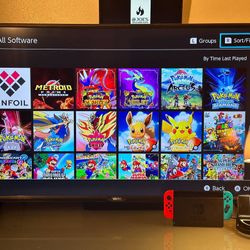 Nintendo Switch With Games 