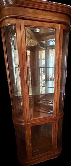 Corner Curio Cabinet