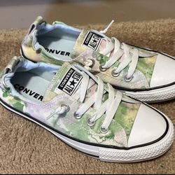 Converse NEW All Star Shoreline Shoes Multicolor Pink Green Size 7