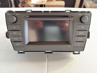2012-2015 Toyota Prius Radio Display and Receiver 86140-47050 OEM ID 57031