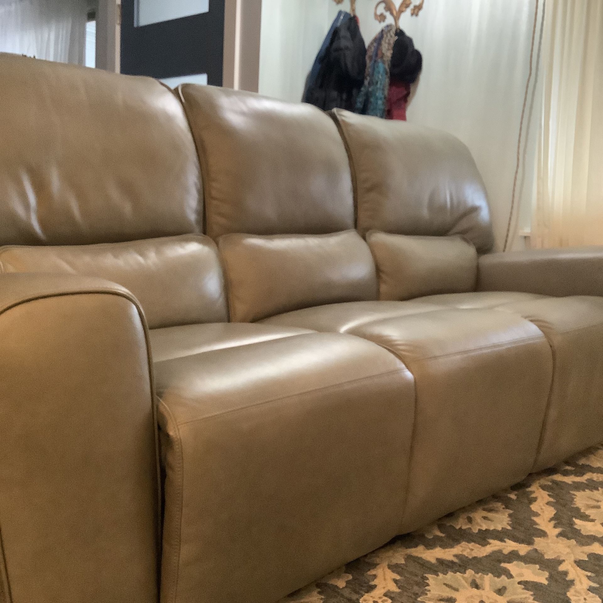  Leather sofa