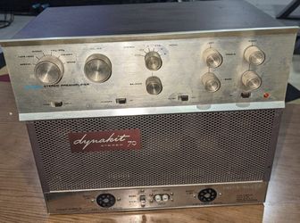 
Dynaco Dynakit ST-70 Tube Amp & Pas Tube Preamp