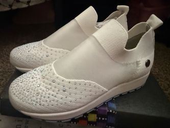 White gem sneakers