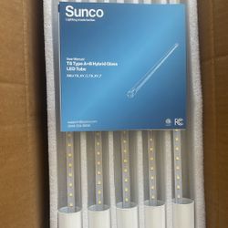30 Pack LED TUBE LIGHTS T8 TYPE A+ B CLEAR 20 W 2400 LM SUNCO