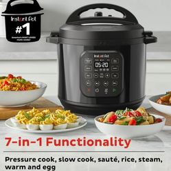 Instant Pot 8Qt RIO Chef Series 7-in-1 Multi-Cooker Pressure Cook Slow Cook, & more
