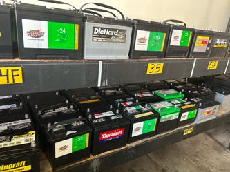 New and rebuilt and used car Batterys