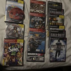 PS3, WII, And PS2 Games