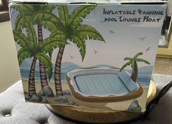 TRRISAUN INFLATABLE TANNING LOUNGE FLOAT