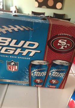 2012 Bud light NFL kick off cans! 49ers! Still have a few left! Great for man caves, garage, or nfl collectors! 49ers only!