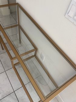 Gold Glass Console Table – Wayfair