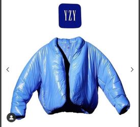 Yeezy Puffer Jacket Blue