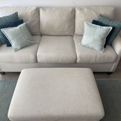 Sofa And  Ottoman – Comfortable & Functional