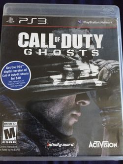PS3 call of duty ghosts