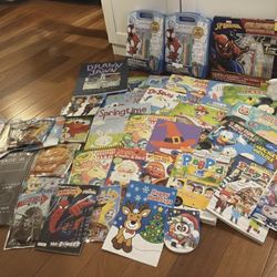 HUGE Kids Activity & Coloring Lot - 40+ Pieces!