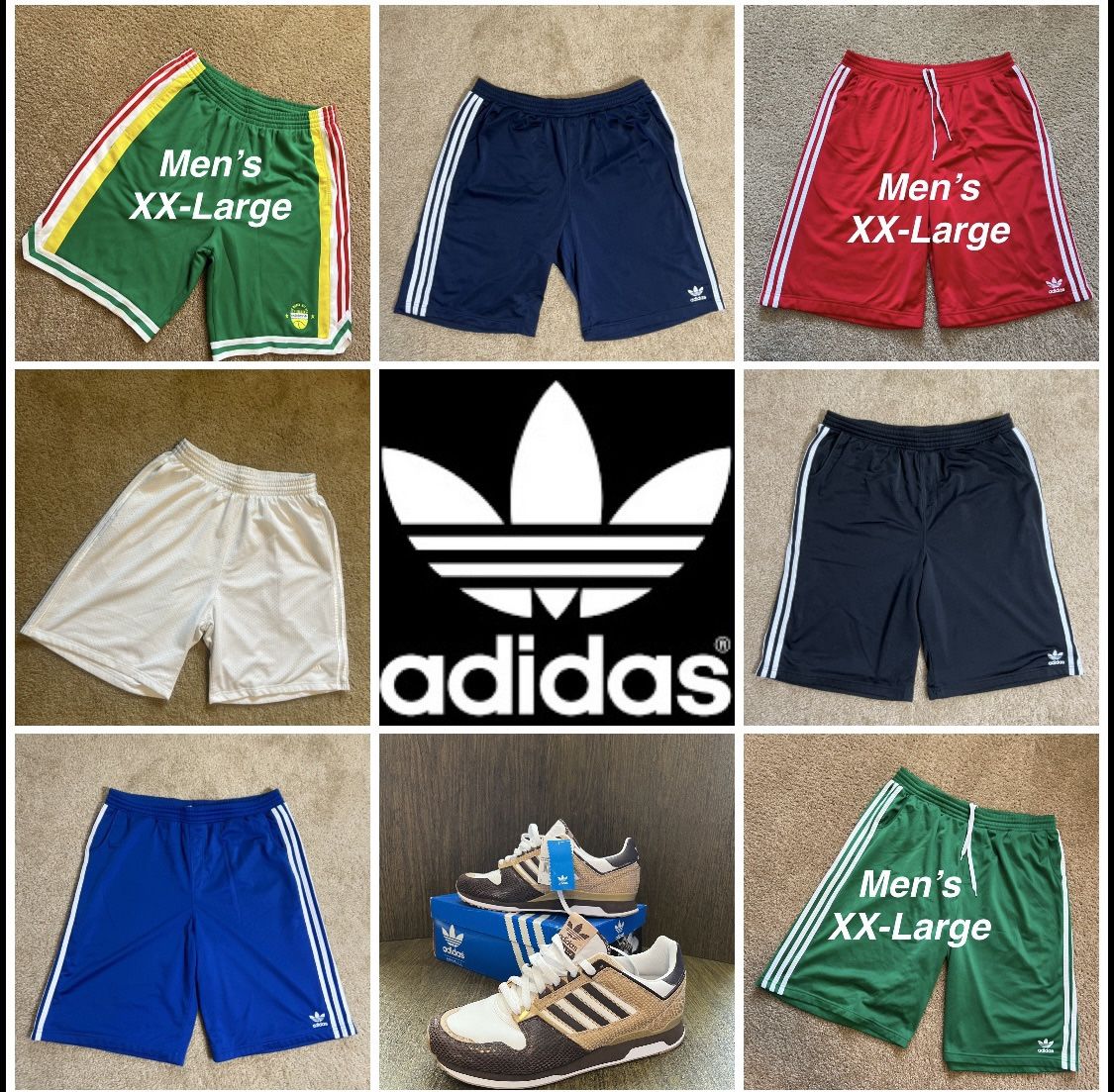 ADIDAS “BUSENITZ” ALL White Gold SKATEBOARD Shoes Casual