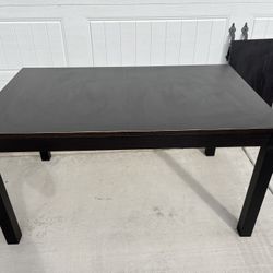 Black Wood Dining Table - Shea Blvd & 51 Fwy Area