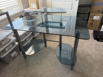Glass Computer Desk