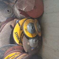 These Are For A Grinder They're In Good Shape You Got Cut Off And Then You Got The One You Grind With