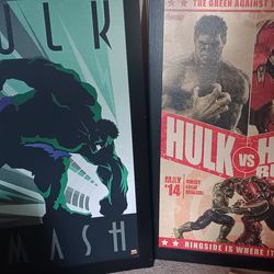 Marvel Hulk Iron man art