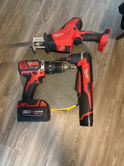 Milwaukee battery operated tools