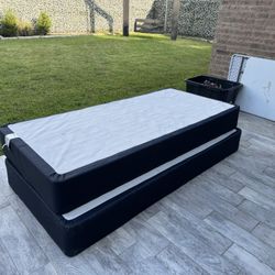 Bed Frame And Boxes 