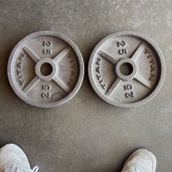 Titan Weight Plates 2x25 