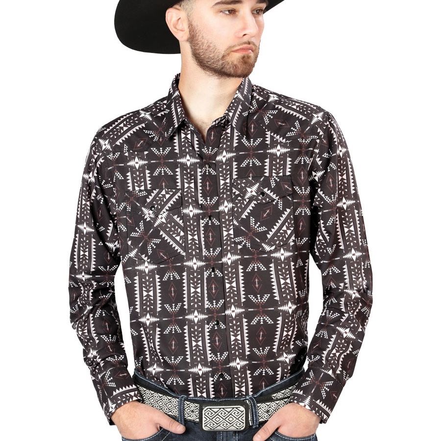 Cowboy Shirt Long Sleeve El General - Camisa Vaquera Manga Larga El General