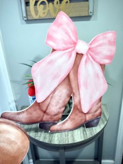 Hat and boots for backdrop