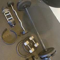 Mixed Lot of Adjustable Freeweights - Slightly Used 
