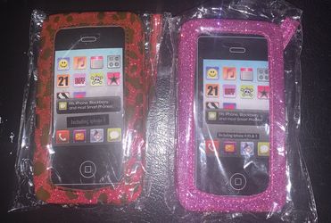 2 New Iphone 4 or 5 Womens Fashion Cell Phone Cases Wallets Trendy Chic Fashion Cool Hip