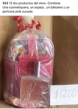Bolsita  de productos de Avon.