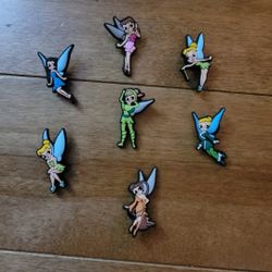 Lot Of 7 Fairy Croc Charms 
