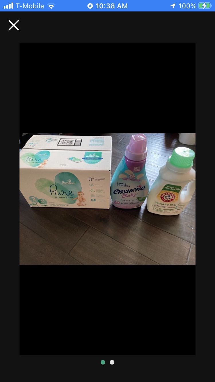 Baby Pampers Pure Bundle Size 2 
