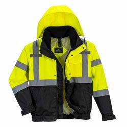 Kishigo J5121 Hi Visible Safety  Jacket XL With Tucked Away Hoodie 