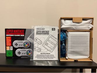 Super Nintendo Classic SNES Mini Console Official Boxed Version