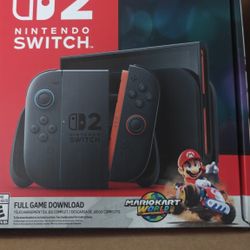 NEW Nintendo Switch 2 Handheld Console System with Mario Kart World Bundle Sealed 