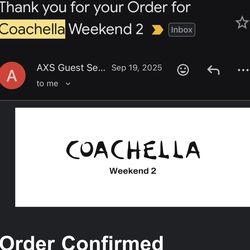 Coachella Weekend 2 VIP
